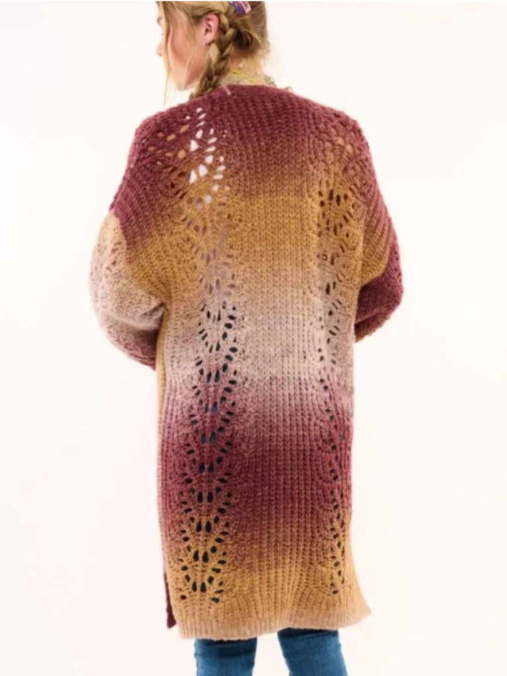 ARATTA SILENT JOURNEY JOANNA CARDIGAN WITH BEE PIN - Picture 4 of 7